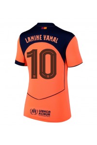 Barcelona Lamine Yamal #10 Jalkapallovaatteet Naisten Kolmaspaita 2025-26 Lyhythihainen